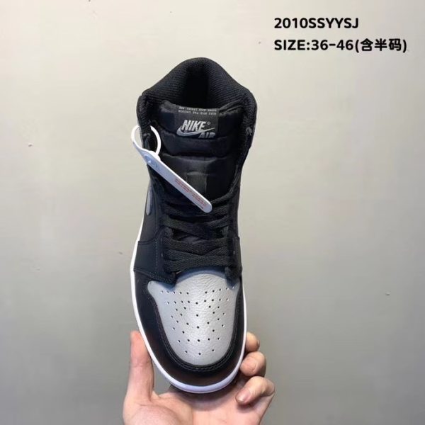Air Jordan 1 High Black/Medium Grey/White 09.jpeg Air Jordan 1 High Black/Medium Grey/White