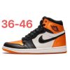 Air Jordan 1 High Black/Orange/Sail
