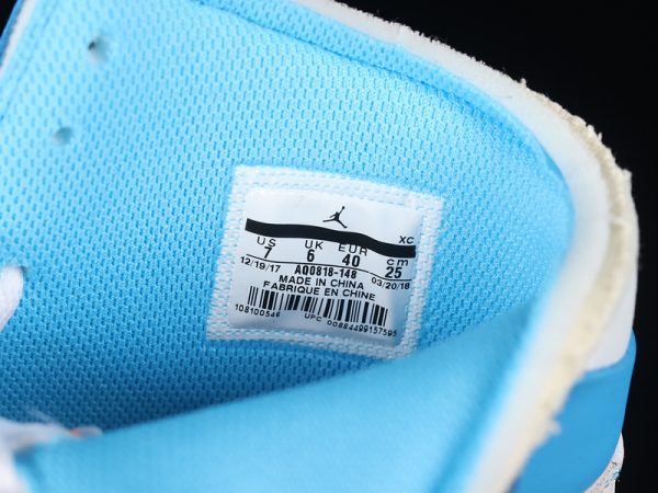 Off White x Air Jordan 1 High University Blue