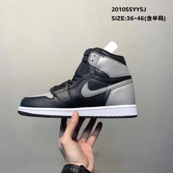 Air Jordan 1 High Black/Medium Grey/White 10.jpeg Air Jordan 1 High Black/Medium Grey/White
