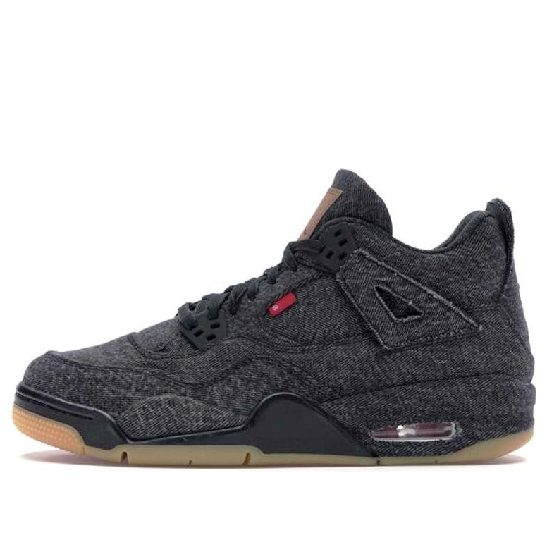 Air Jordan 4 x Levis Black