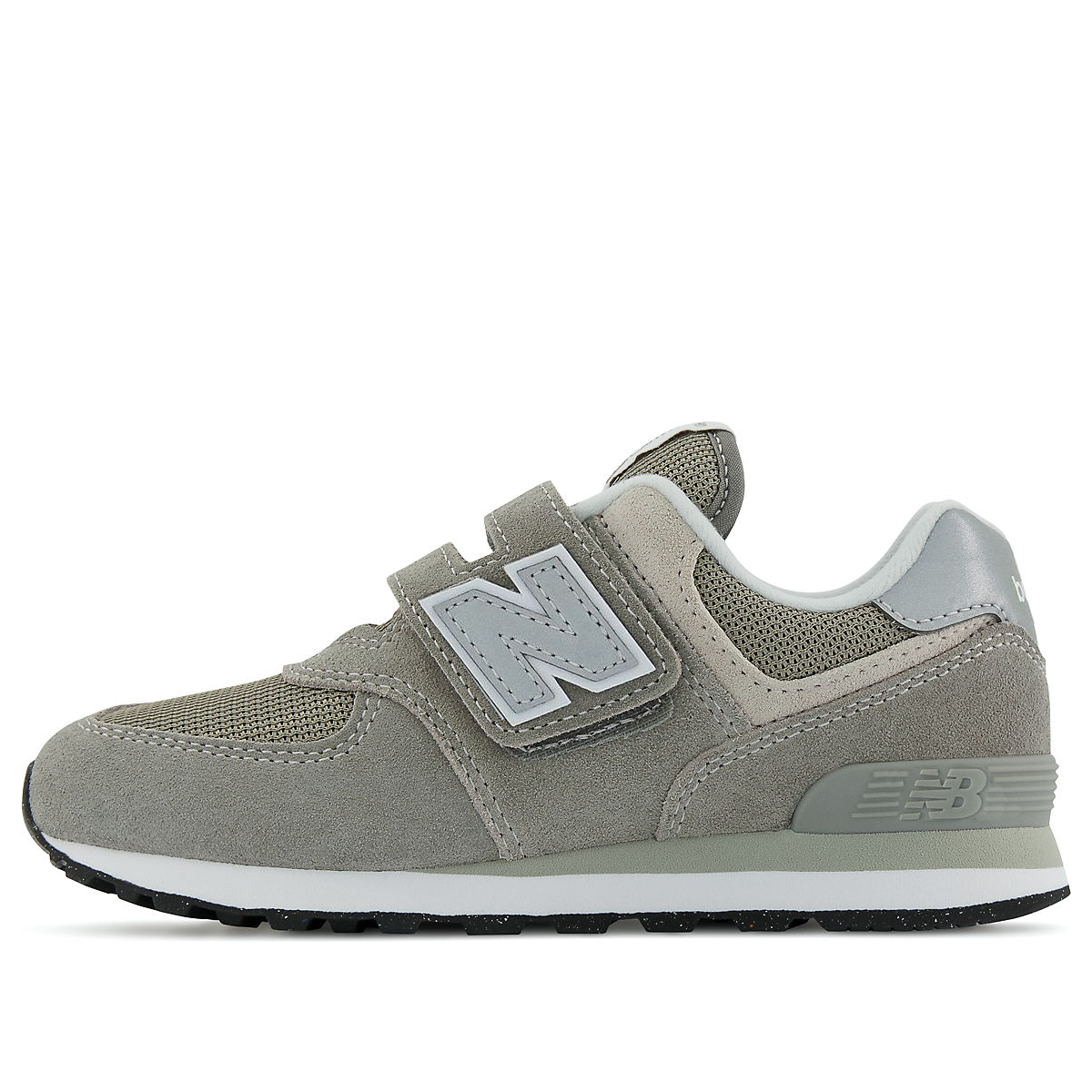 New Balance 574 Hook and Loop Core Pack - Grey White
