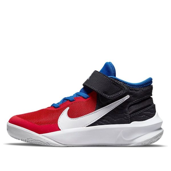 Nike Team Hustle D10 FlyEase University Red Game Royal