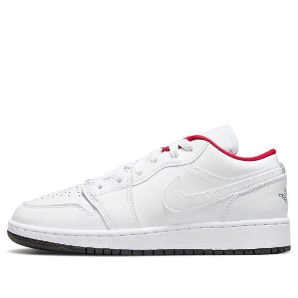 Air Jordan 1 Low White Gym Red Black