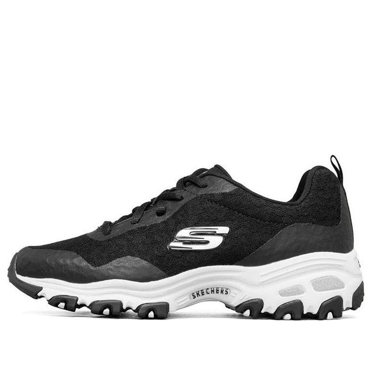 Skechers D Lites 1.0 Low-Top Daddy Shoes Black/White