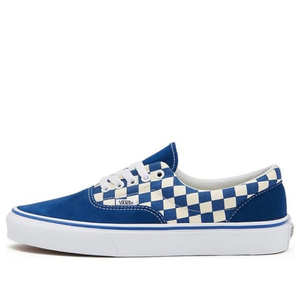 Vans Primary Check Era Skate Sneakers Origina Blue