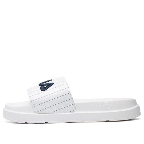 FILA Thick Sole White Slippers