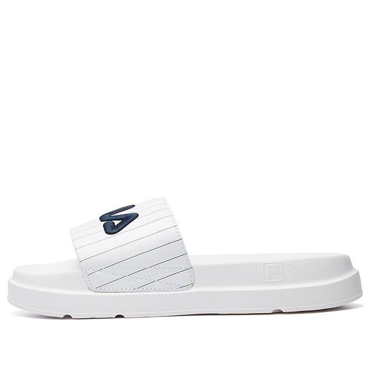 FILA Thick Sole White Slippers