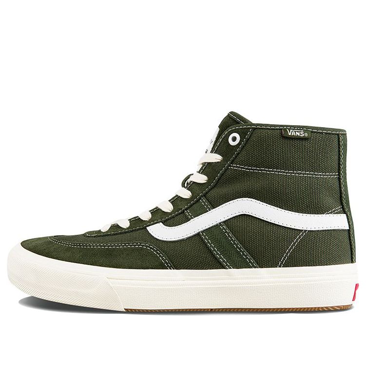 Vans Crockett High Pro Shoes Green Army Green