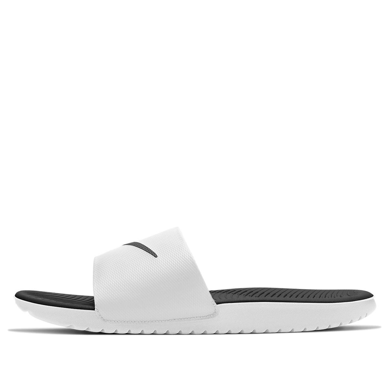 Nike Kawa Slide White Black