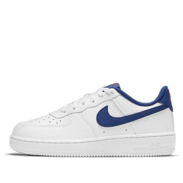 Nike Force 1 White Deep Royal Blue