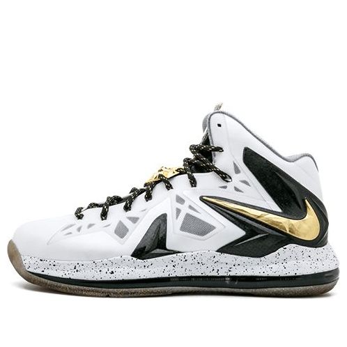 Nike LeBron 10 P.S. Elite+ White Gold Black