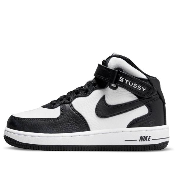 Nike x Stussy Air Force 1 Mid Black White