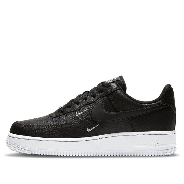 Nike Air Force 1 07 Essential Tumble Leather - Black