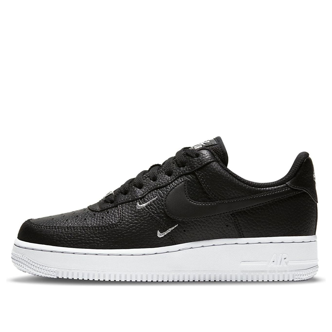 Nike Air Force 1 07 Essential Tumble Leather - Black