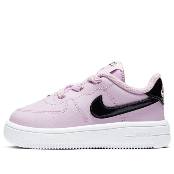 Nike Force 1 18 Baby & Toddler Shoe Light Purple White Black