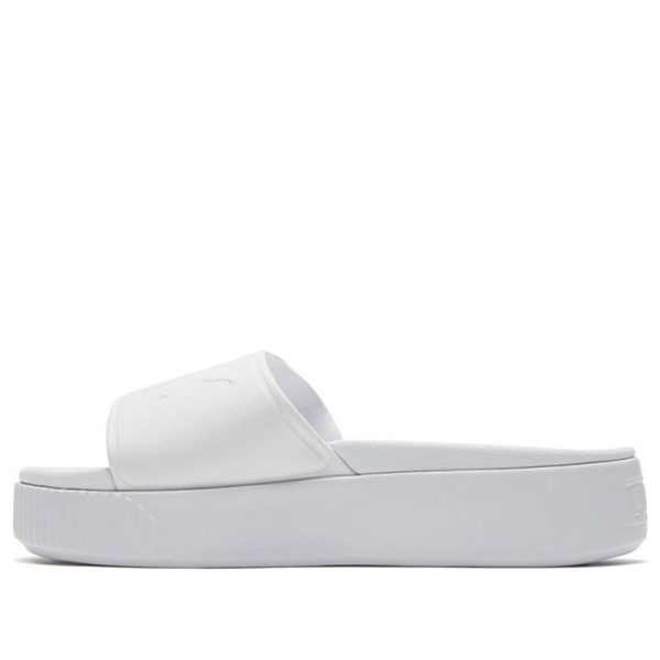 PUMA Platform Bold Slipper White