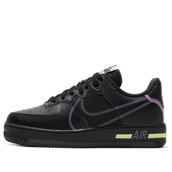 Nike Air Force 1 React Triple Black