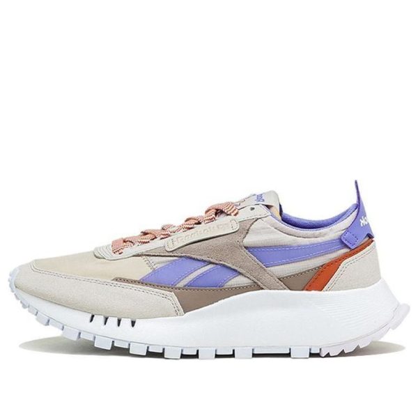 Reebok Classic Leather Legacy Sand Stone Hyper Purple