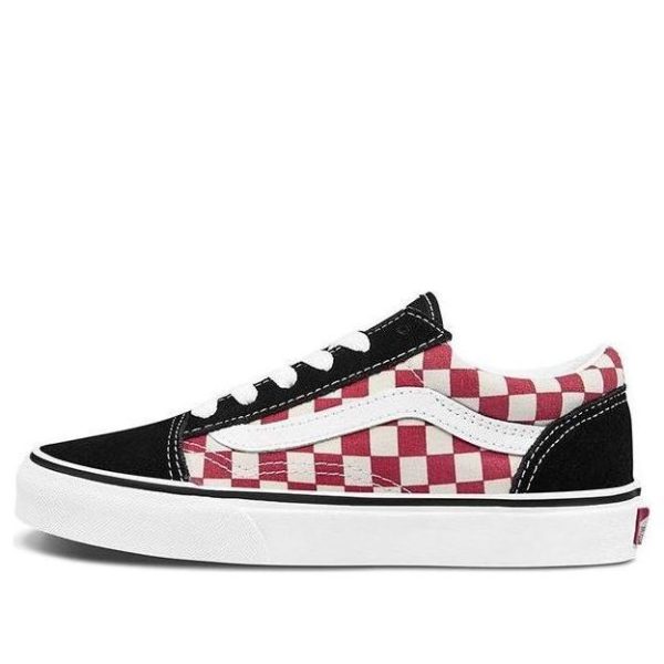 Vans Old Skool Checkerboard - Black Red