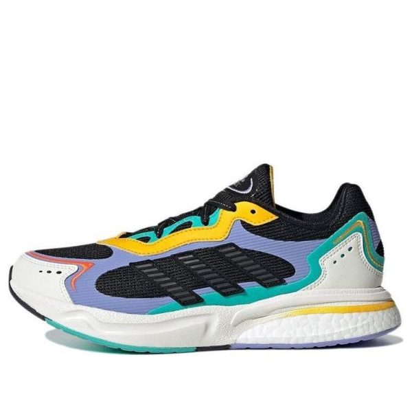 adidas SN1997 Cozy Wear-resistant Black Purple Yellow