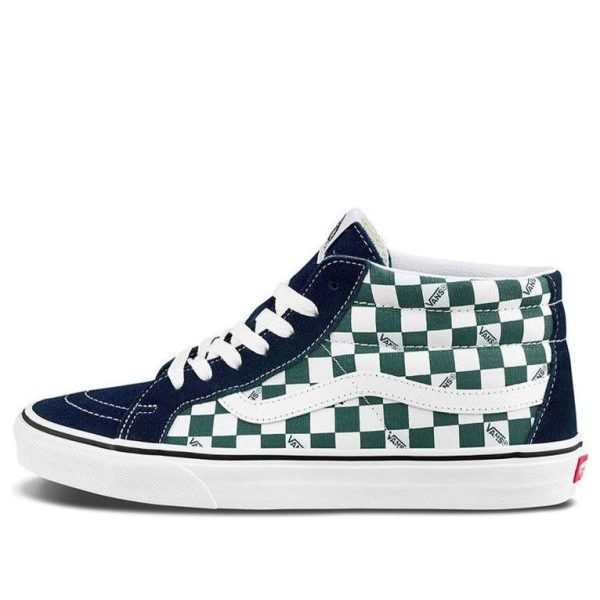 Vans Sk8-mid Checkerboard Green/White