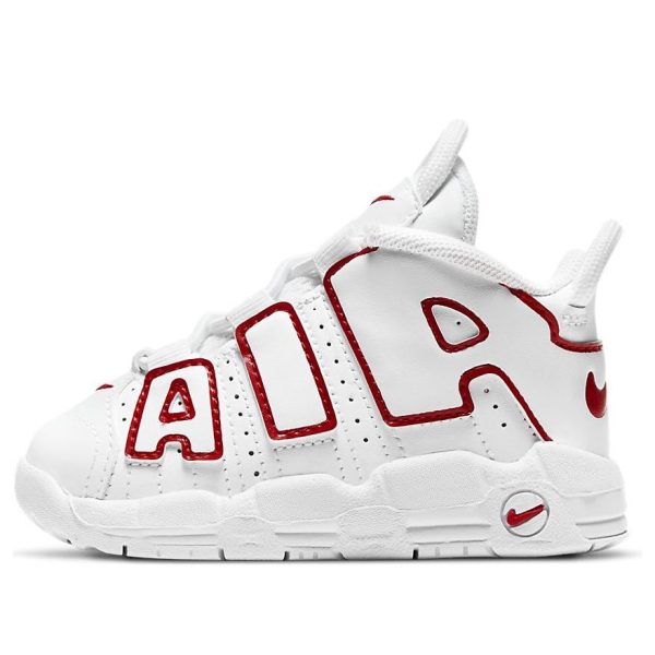 Nike Air More Uptempo White Varsity Red 2021