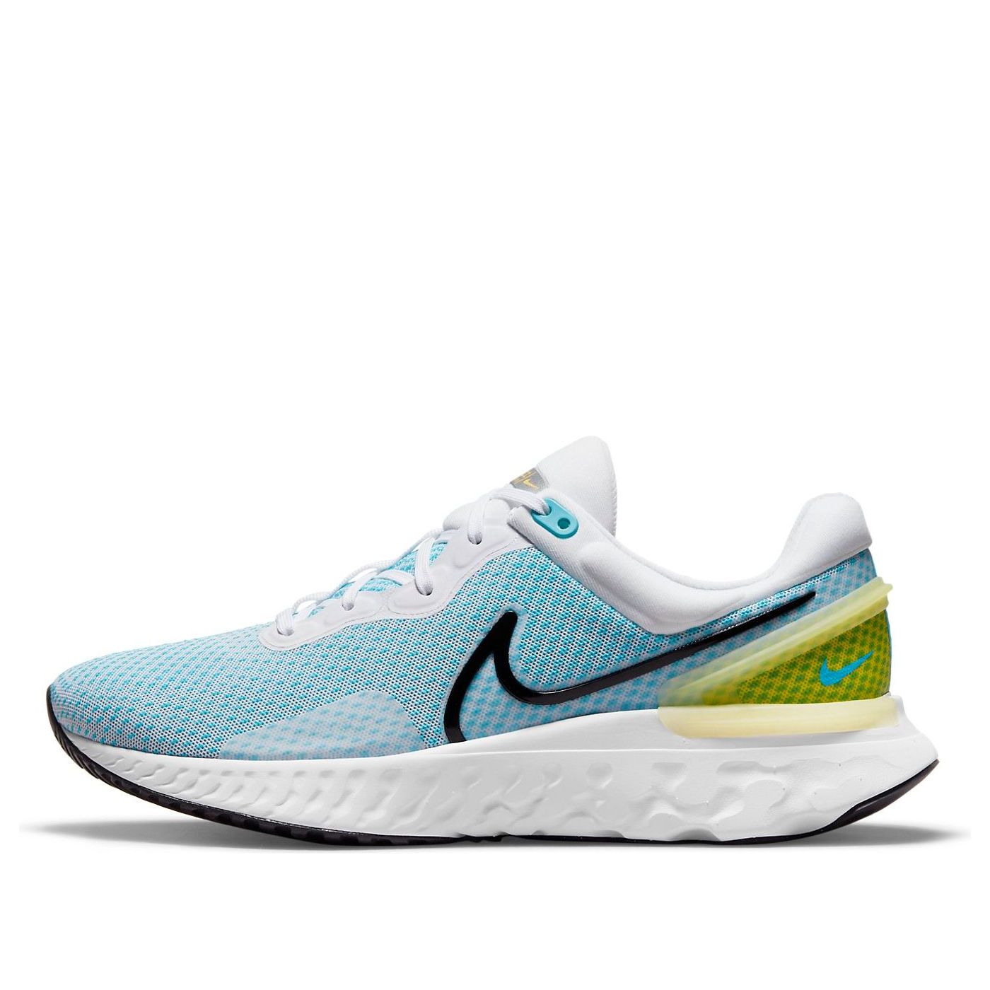 Nike React Miler 3 White Chlorine Blue