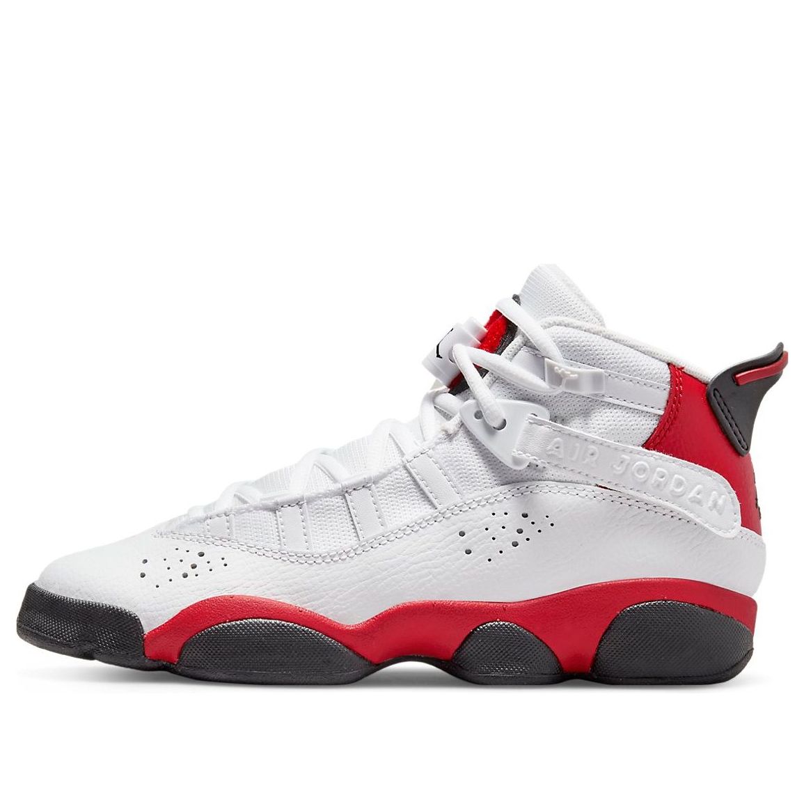 Air Jordan 6 Rings White University Red