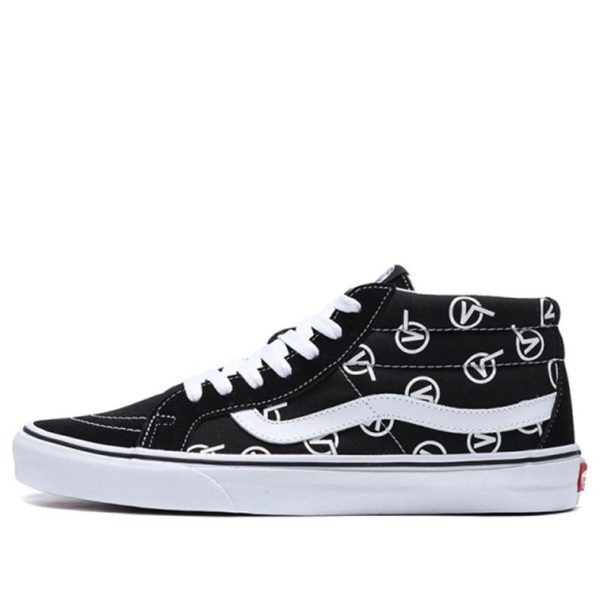 Vans SK8-Mid Logo Black White