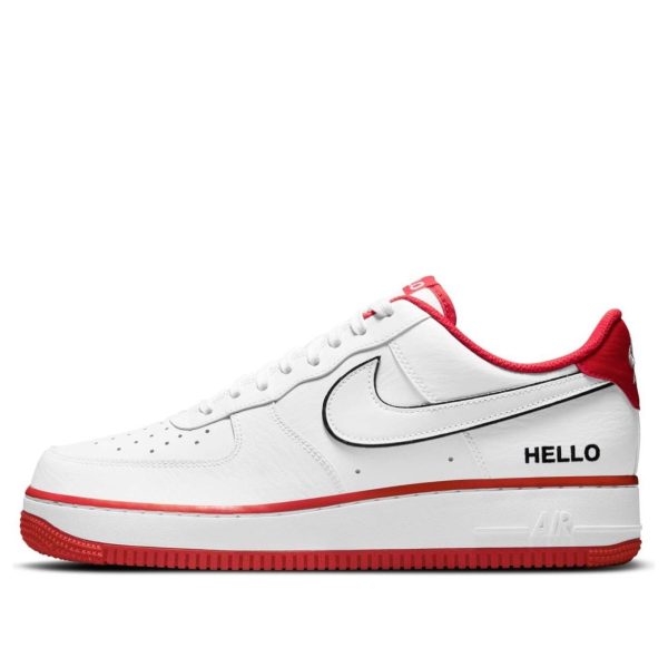 Nike x Urbanstar Air Force 1 07 LX HELLO Pack - White University Red