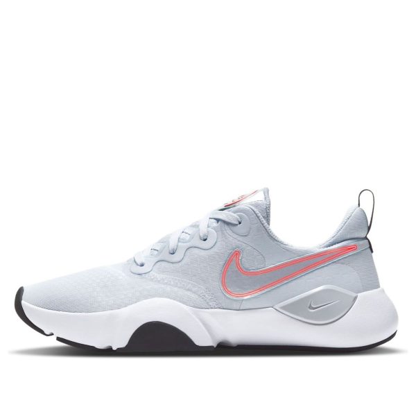 Nike SpeedRep Football Grey Bright Crimson