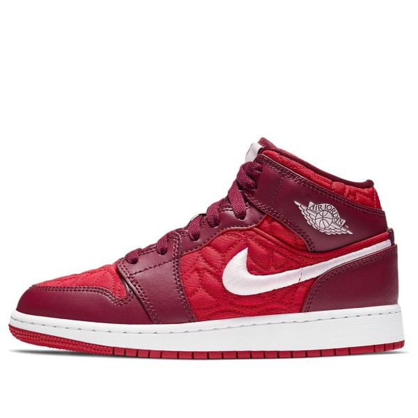 Air Jordan 1 Mid SE Red Quilted