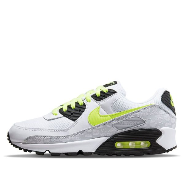 Nike Air Max 90 Reflective Logo - White Volt