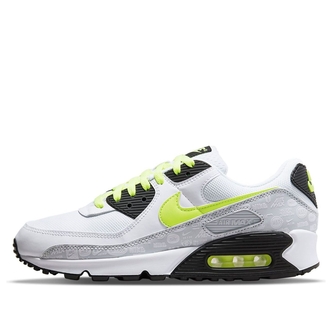 Nike Air Max 90 Reflective Logo - White Volt