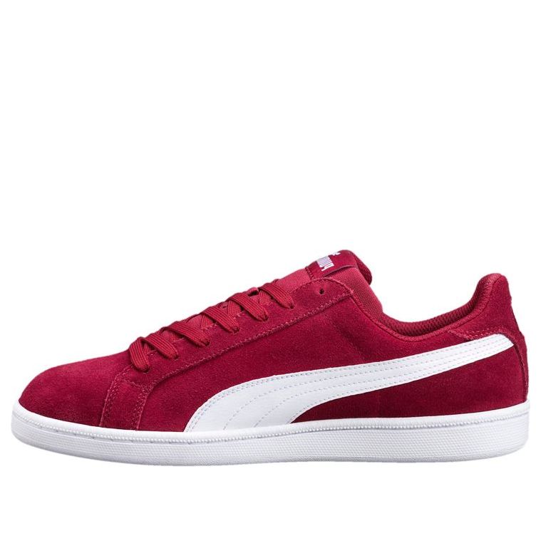 PUMA Smash Suede Retro Low Top skate shoes Red