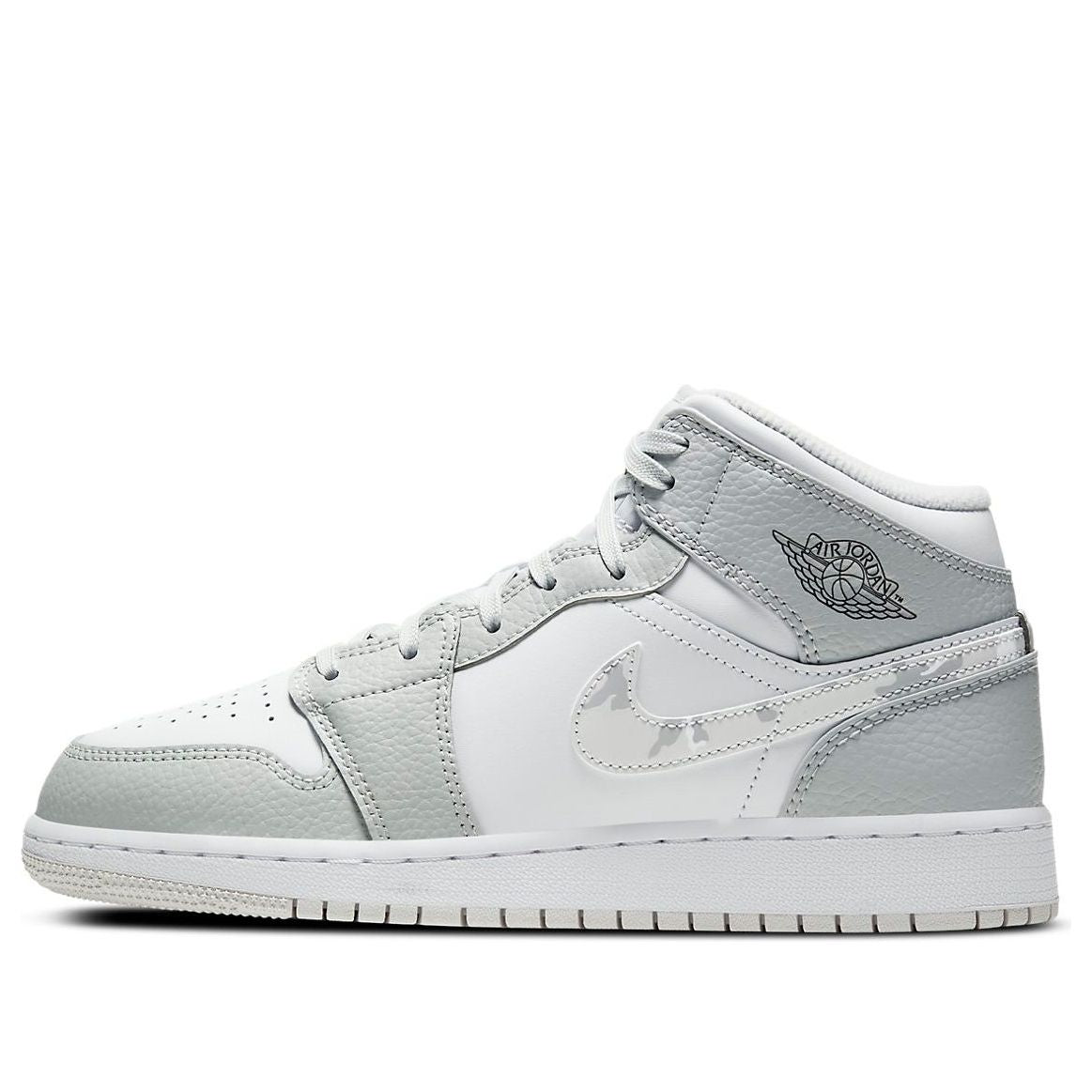 Air Jordan 1 Mid SE Swoosh Logo - Grey Camo