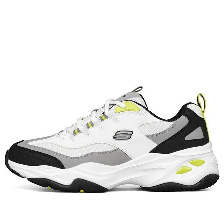 main-square_1db6b3fb-9f86-4a96-8ea6-9168a93ac850.jpg Skechers D LITES 4.0 Low-Dad Shoes White/Black/Grey