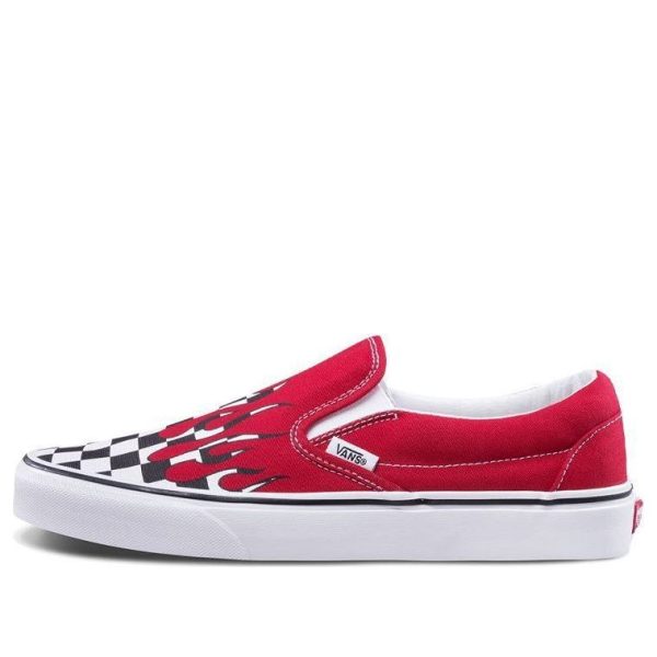 Vans Slip-On Checker Flame