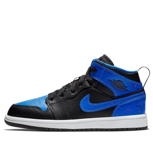 Air Jordan 1 Mid Royal Splatter