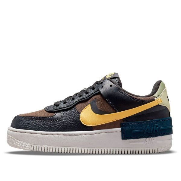Nike Air Force 1 Shadow Off Noir Saturn Gold