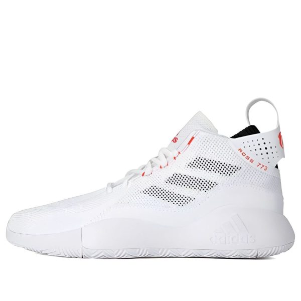adidas D Rose 773 2020 White Solar Red