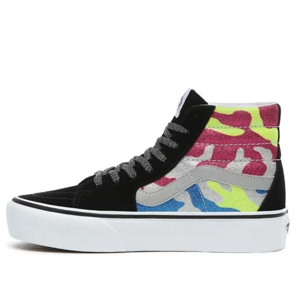 Vans SK8-HI Platform 2 After Dark Camo