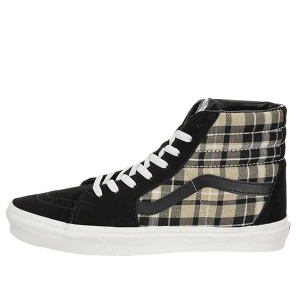 Vans SK8-Hi Plaid Black