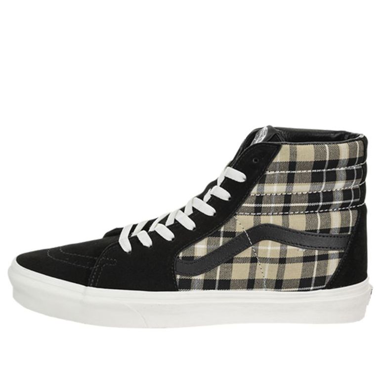 Vans SK8-Hi Plaid Black