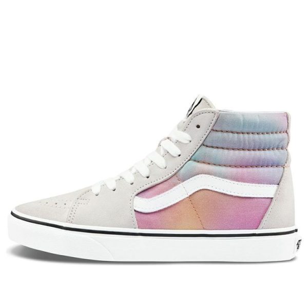 Vans SK8-HI Grey Gray Pink Blue