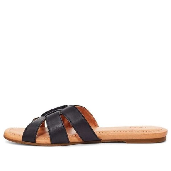 UGG Teague Black Slippers Black Brown