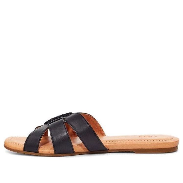 UGG Teague Black Slippers Black Brown