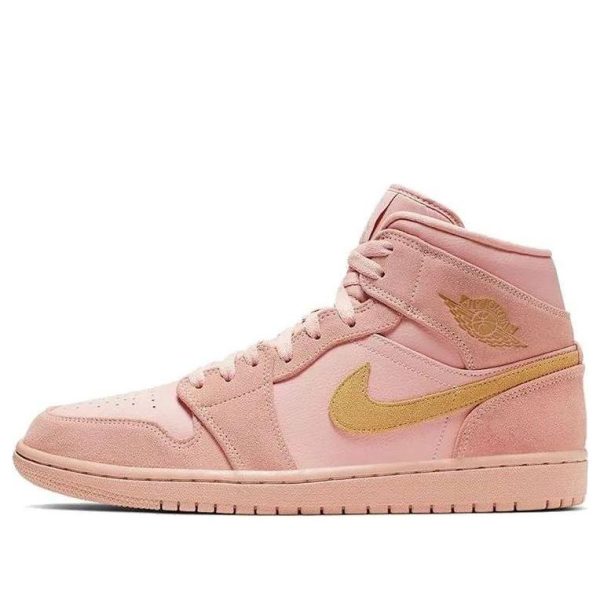 Air Jordan 1 Mid Coral Gold