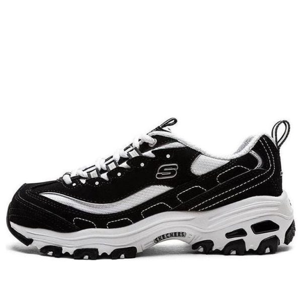 Skechers D Lites Low-Top Daddy Shoes Black